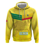 Custom Benin Football Hoodie Go Les Guepards