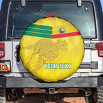 Custom Benin Football Spare Tire Cover Go Les Guepards
