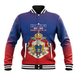 Personalized Anpi an Ayiti Baseball Jacket Imperial Coat Of Arms Flag Style