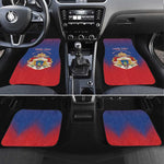 Personalized Anpi an Ayiti Car Mats Imperial Coat Of Arms Flag Style