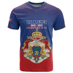 Personalized Anpi an Ayiti T shirt Imperial Coat Of Arms Flag Style