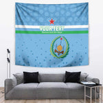 Custom Djibouti Football Tapestry Go Champions