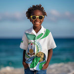 Personalized Happy Djibouti Kid Hawaiian Shirt Independence Day