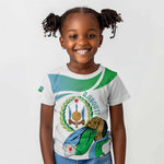 Personalized Happy Djibouti Kid T shirt Independence Day