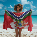 Personalized Gambia Sarong Coat Of Arms - African Pattern