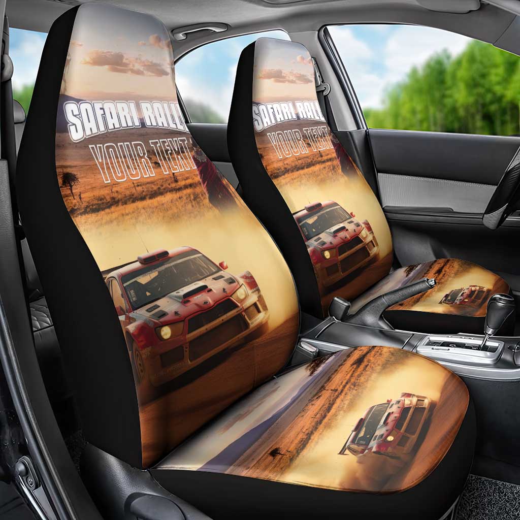 Personalized Kenya Safari Racing Car Car Seat Cover Come On Kenyan