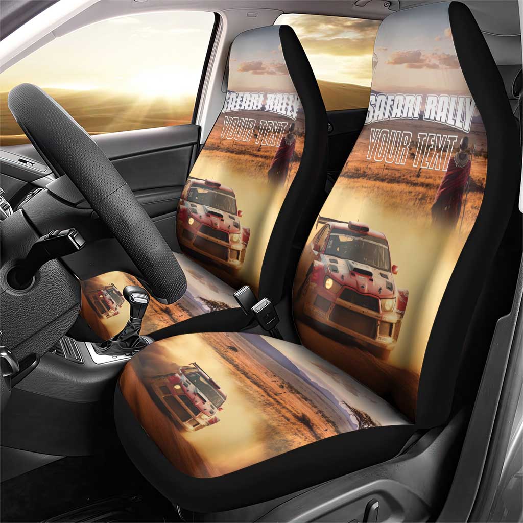 Personalized Kenya Safari Racing Car Car Seat Cover Come On Kenyan