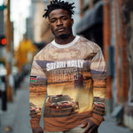 Personalized Kenya Safari Racing Car Long Sleeve Shirt Come On Kenyan