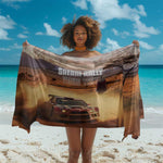 Personalized Kenya Safari Racing Car Sarong Come On Kenyan