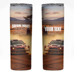 Personalized Kenya Safari Racing Car Skinny Tumbler Come On Kenyan