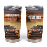 Personalized Kenya Safari Racing Car Tumbler Cup Come On Kenyan