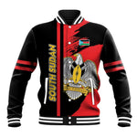 Personalized South Sudan With Coat Of Arms Baseball Jacket Sporty Style
