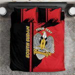 Personalized South Sudan With Coat Of Arms Bedding Set Sporty Style