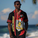 Personalized South Sudan With Coat Of Arms Hawaiian Shirt Sporty Style