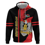 Personalized South Sudan With Coat Of Arms Hoodie Sporty Style