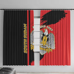 Personalized South Sudan With Coat Of Arms Window Curtain Sporty Style