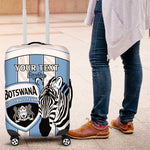 Custom Lefatshe la Botswana Football Luggage Cover Come On Dipitse
