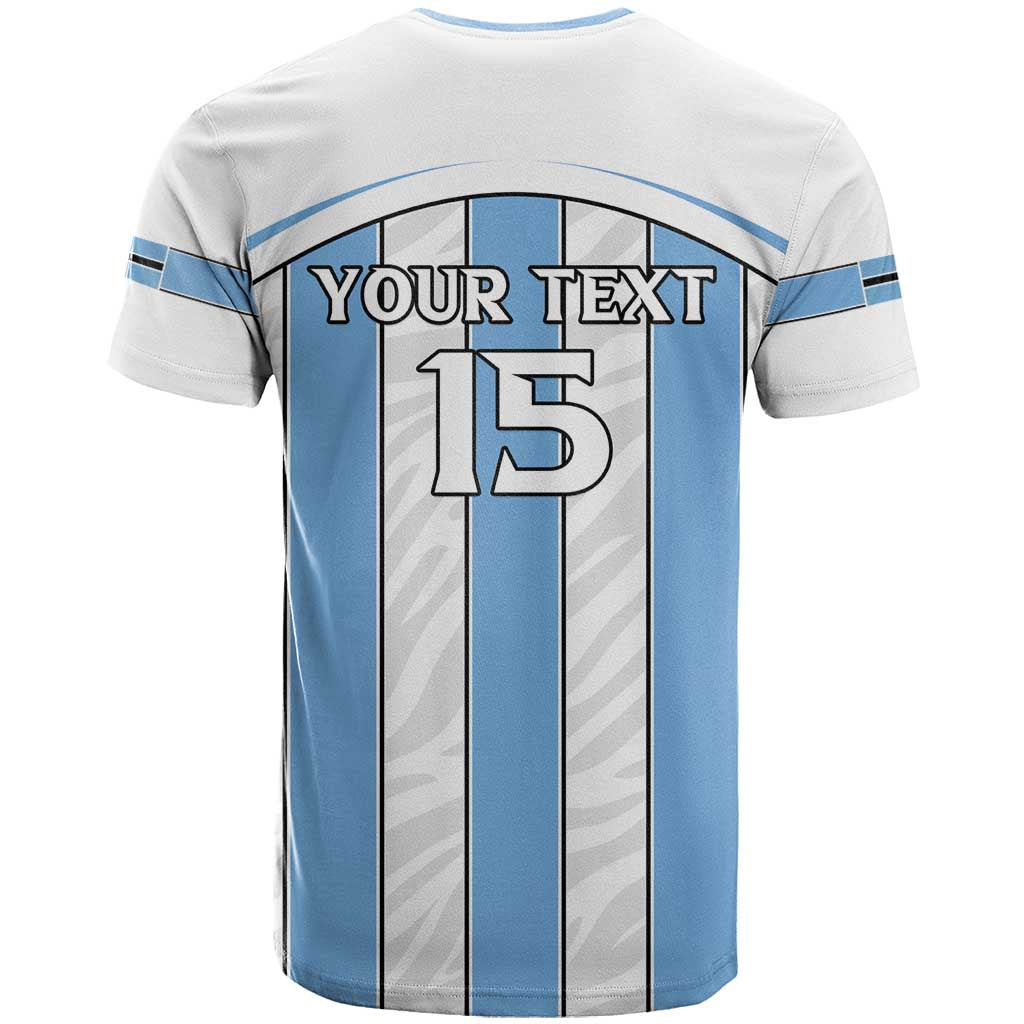 Custom Lefatshe la Botswana Football T shirt Come On Dipitse
