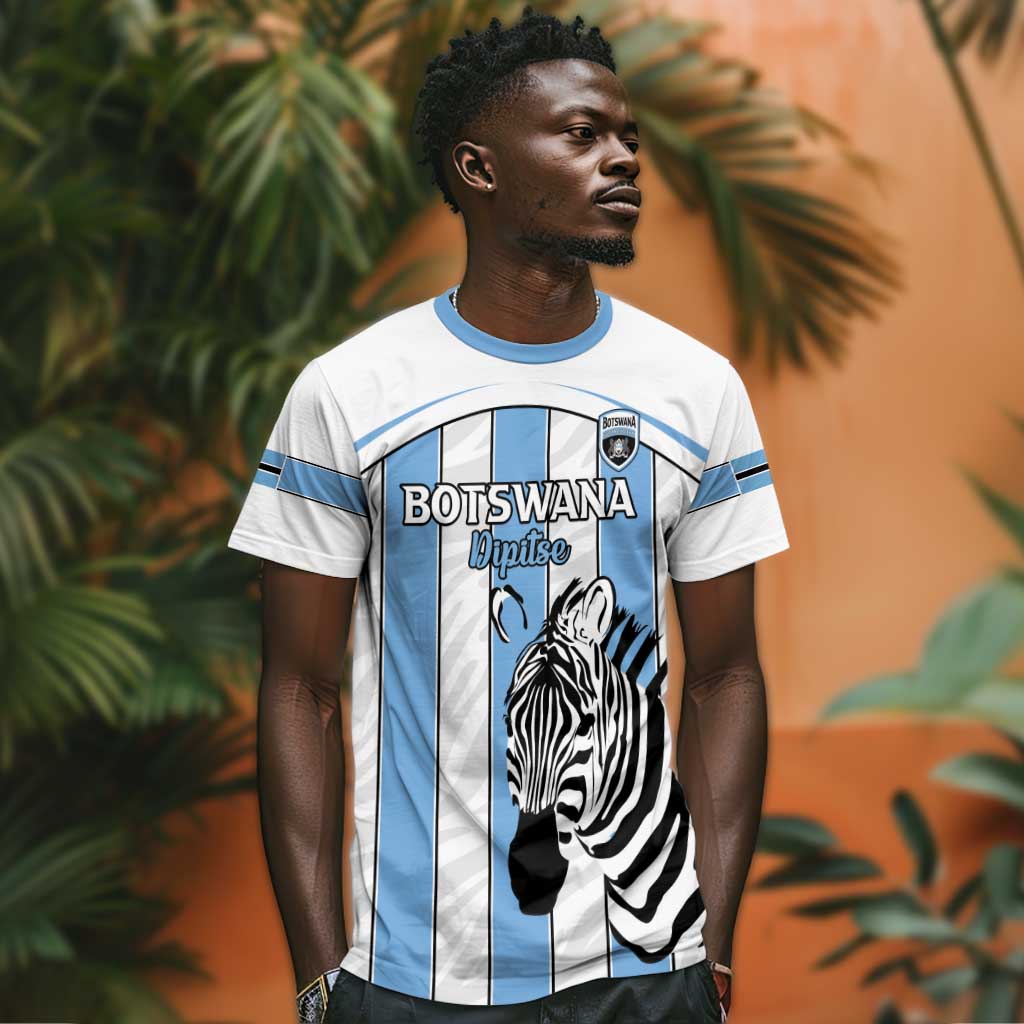Custom Lefatshe la Botswana Football T shirt Come On Dipitse