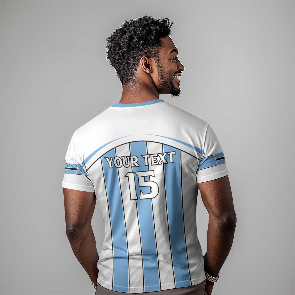 Custom Lefatshe la Botswana Football T shirt Come On Dipitse