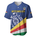 Custom Seychelles Beach Soccer 2025 Baseball Jersey Go Champions Sesel