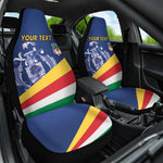 Custom Seychelles Beach Soccer 2025 Car Seat Cover Go Champions Sesel