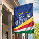Custom Seychelles Beach Soccer 2025 Garden Flag Go Champions Sesel