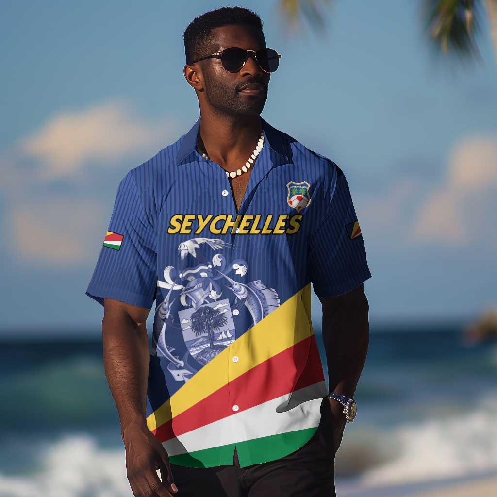 Custom Seychelles Beach Soccer 2025 Hawaiian Shirt Go Champions Sesel