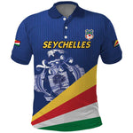 Custom Seychelles Beach Soccer 2025 Polo Shirt Go Champions Sesel