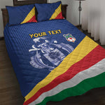 Custom Seychelles Beach Soccer 2025 Quilt Bed Set Go Champions Sesel