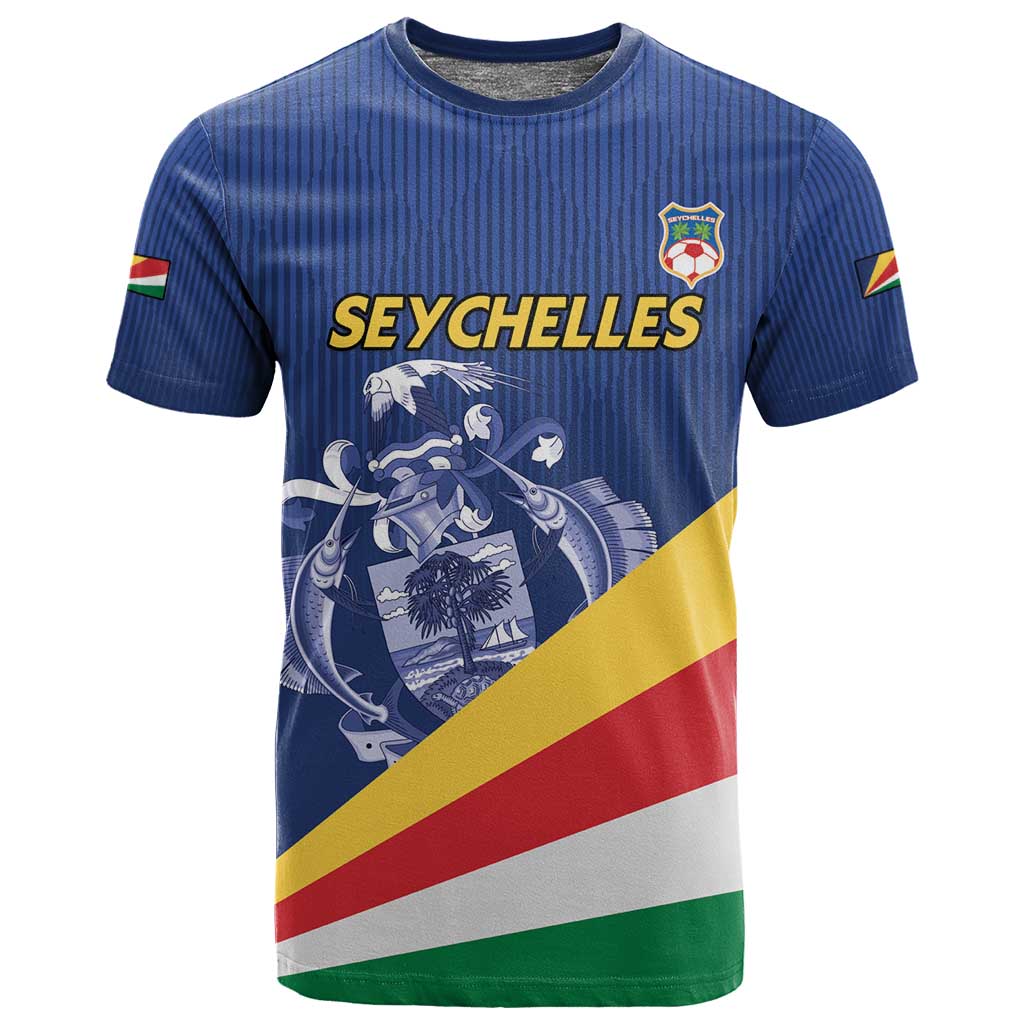 Custom Seychelles Beach Soccer 2025 T shirt Go Champions Sesel