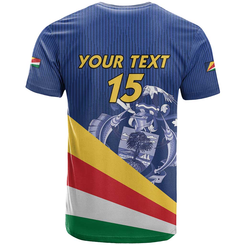 Custom Seychelles Beach Soccer 2025 T shirt Go Champions Sesel