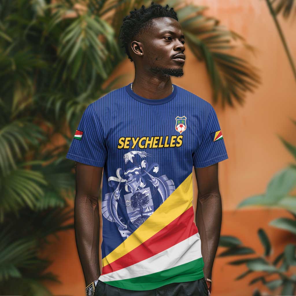 Custom Seychelles Beach Soccer 2025 T shirt Go Champions Sesel