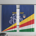 Custom Seychelles Beach Soccer 2025 Window Curtain Go Champions Sesel