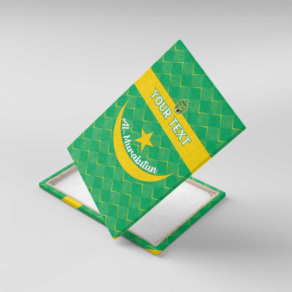 Custom Mauritania Beach Soccer 2025 Canvas Wall Art Allez Al-Murabitun