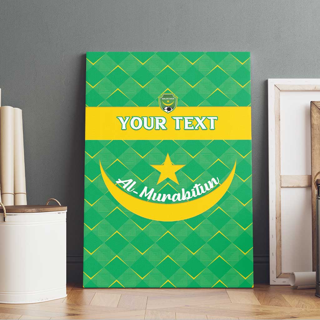 Custom Mauritania Beach Soccer 2025 Canvas Wall Art Allez Al-Murabitun