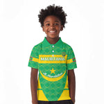 Custom Mauritania Beach Soccer 2025 Kid Polo Shirt Allez Al-Murabitun