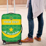 Custom Mauritania Beach Soccer 2025 Luggage Cover Allez Al-Murabitun
