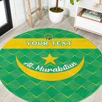 Custom Mauritania Beach Soccer 2025 Round Carpet Allez Al-Murabitun
