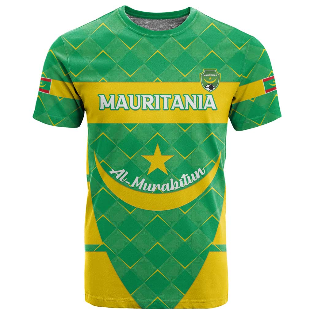 Custom Mauritania Beach Soccer 2025 T shirt Allez Al-Murabitun