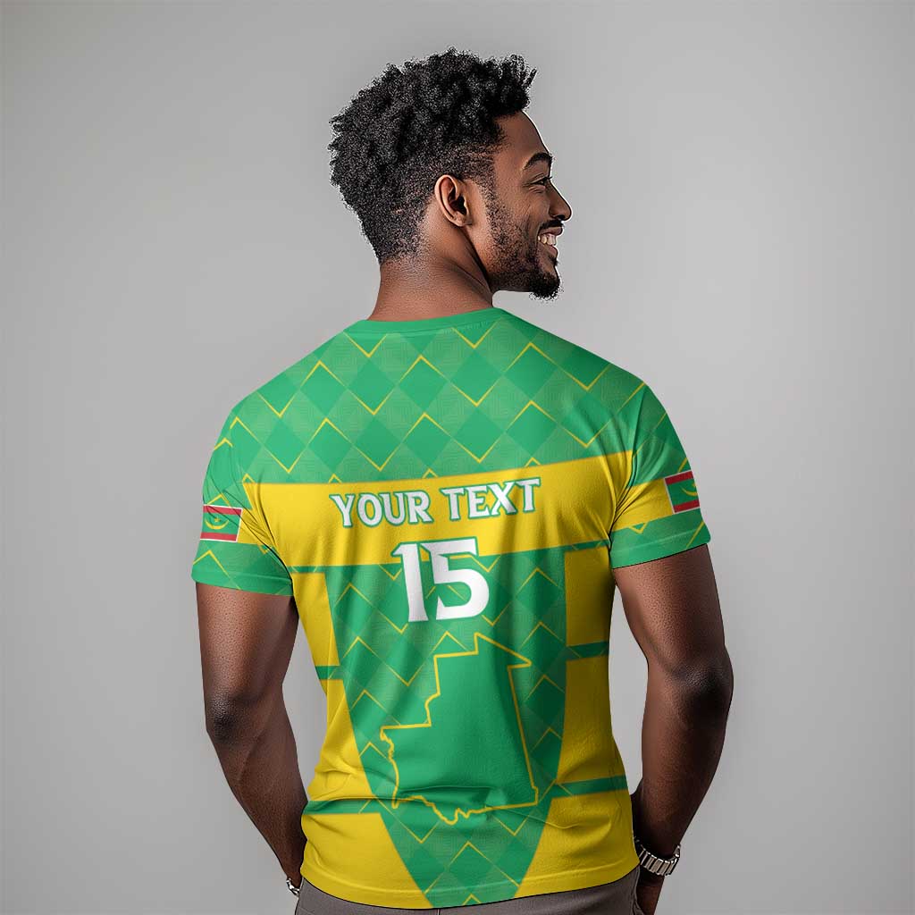 Custom Mauritania Beach Soccer 2025 T shirt Allez Al-Murabitun