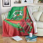Burkina Faso Independence Day Blanket Coat Of Arms African Pattern