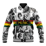 Black Music Month Legends Tribute Baseball Jacket