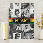 Black Music Month Legends Tribute Canvas Wall Art