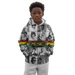 Black Music Month Legends Tribute Kid Hoodie