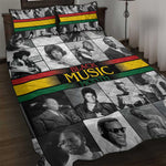 Black Music Month Legends Tribute Quilt Bed Set