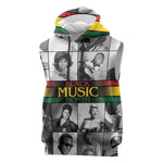 Black Music Month Legends Tribute Sleeveless Hoodie - African Pride