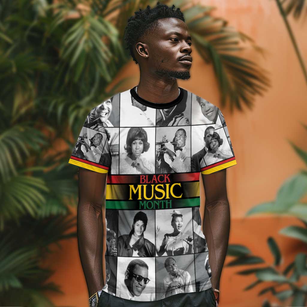 Black Music Month Legends Tribute T shirt