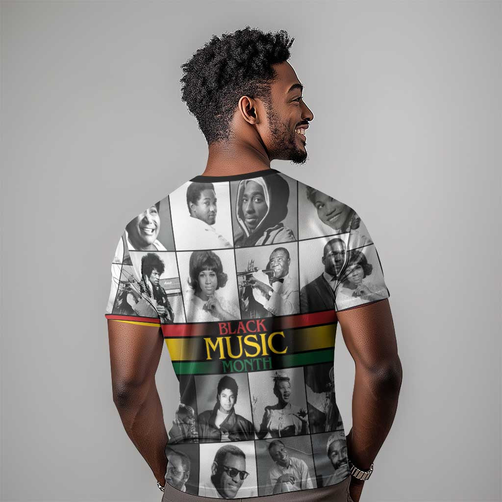 Black Music Month Legends Tribute T shirt