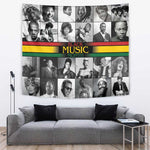Black Music Month Legends Tribute Tapestry